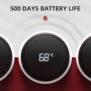 Hight chất lượng thép không gỉ 500ml thông minh LED chai nước hiển thị nhiệt độ thông minh chân không phích Flask - Product Image 5