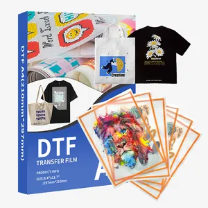 30cm DTF transfer dtf hot peel digital printing Single/Side matte/Code Peel roll pet film