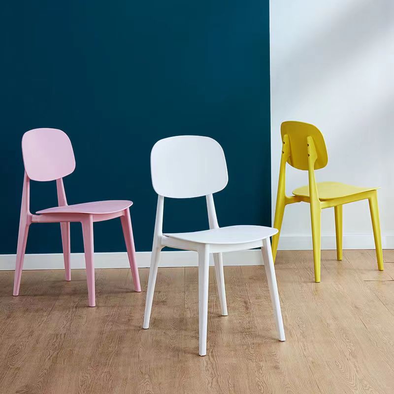 Customized Modern Design Large Backrest Plastic Chairs Wholesale High