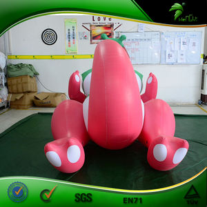 Jouets gonflables en PVC écologique, animaux gonflables, Dragon rouge, avec <span class=keywords><strong>gros</strong></span> seins, 1 pièce - Product Image 6