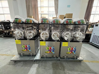 Máquina de Granizados de Tres Tanques Directa de Fábrica, 12L, 3 x 1000W, Precio Mayorista para Distribuidores, CE R290