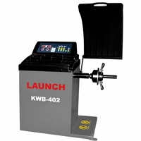 Équilibreuse de pneus LAUNCH KWB-402, alignement intelligent, haute précision, machine d'équilibrage des roues de voiture avec écran LCD