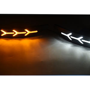 Feux de jour Gobison 3 couleurs avec clignotant jaune et lumière bleue de nuit <span class=keywords><strong>pour</strong></span> Volkswagen VW POLO Feux antibrouillard - Product Image 5