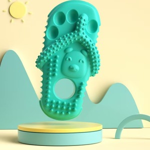 Pet <b>Slipper</b> Chew Toy TPR Multi Color Dog Teething Toy For Teeth <b>Cleaning</b> - Product Image 4