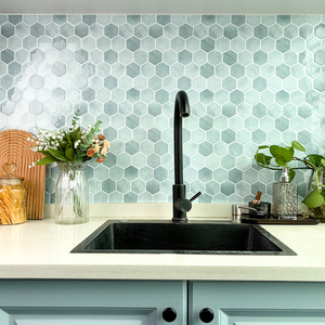 Piastrelle Adesive 3D Impermeabili in Vinile, Adesivo Murale Resistente <span class=keywords><strong>per</strong></span> Bagno e Cucina - Product Image 6