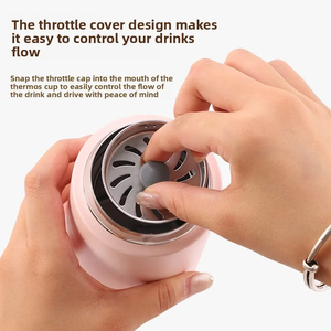 Taza de Viaje de Acero Inoxidable de Alta Calidad con Cápsula Interior de Cerámica, Taza Térmica para Café - Product Image 6