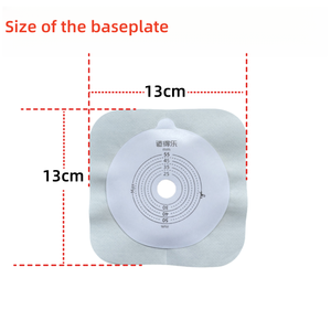 Zodelo Calmlore Serie Zelfontwikkelde Plat Tweedelig Hydrocolloïde Wegwerp Stomie Basisplaat - Product Image 6