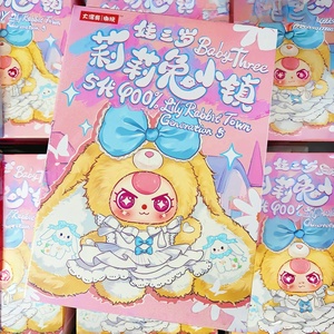 100% Official Genuine Baby Three Lily Rabbit Town Gen 5 400% Series Big Dolls Vinyl Face Home Decorations for Collectibles Toys - Product Image 1