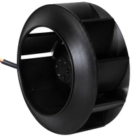 AC-Serie XH133FLW Rückwärts gekippter Zentrifugalventilator mit Kunststoffblättern Kugellager IP44 OEM Verfügbar