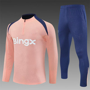 <span class=keywords><strong>Maillot</strong></span> de football personnalisé avec nom et numéro, broderie polyvalente haute densité, coupe ajustée, domicile et extérieur, pour la ligue dimanche anglaise - Product Image 4