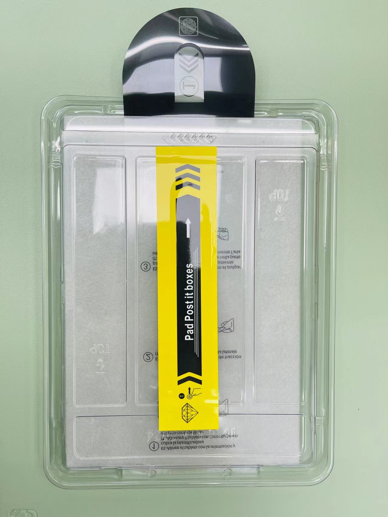 Verre transparent avec kit d'installation (sans emballage)