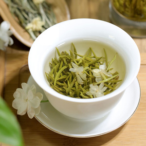 <span class=keywords><strong>Foglie</strong></span> <span class=keywords><strong>di</strong></span> Tè Verde al Gelsomino ad Alta Fragranza, Ingredienti per Bubble Tea Aromatizzato al Gelsomino, <span class=keywords><strong>Foglie</strong></span> <span class=keywords><strong>di</strong></span> Tè Verde Maofeng Aromatizzate al Gelsomino - Product Image 5