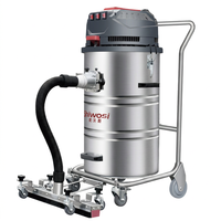 Aspirateur industriel triphasé X3 Pro pour sols d'atelier, aspiration humide et sèche