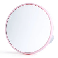 Miroir de maquillage de poche HD portable à ventouse, grossissement 5x 10x 15x, détail clair, élimination des points noirs, personnalisé