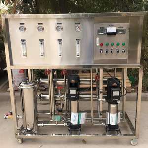 Usine de dessalement d'eau de mer industrielle à commande PLC, système d'osmose inverse 10tph, machine à eau RO - Product Image 5