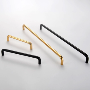 Solid U-shaped Aluminum Alloy Handles for Kitchen Cabinets <strong>Bedroom</strong> Furniture Outdoor Use-Modern Design <strong>Door</strong> Pulls - Product Image 4
