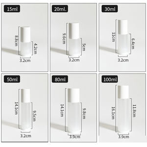 Botella Portátil con Bomba Airless, Botella Redonda de Plástico Esmerilado con Bomba Airless <span class=keywords><strong>para</strong></span> Loción, Botella Airless <span class=keywords><strong>para</strong></span> <span class=keywords><strong>Crema</strong></span> Facial - Product Image 5