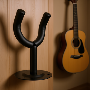 Soporte de pared para guitarra, soporte de acero acolchado para guitarras eléctricas y acústicas - Product Image 2