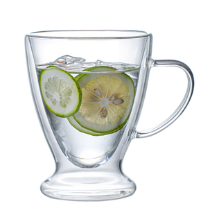 Mug en verre à double paroi isolé résistant à la chaleur de haute qualité, <span class=keywords><strong>tasse</strong></span> à café en verre, <span class=keywords><strong>tasse</strong></span> à bière <span class=keywords><strong>avec</strong></span> poignée, <span class=keywords><strong>tasse</strong></span> en verre à double paroi - Product Image 6