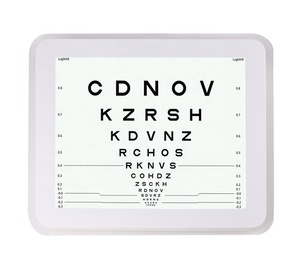 Eye test Optical Instrument LED LCD Ray vision C901 17inch Digital Visual Acuity Chart with VGA HD multimedia interface