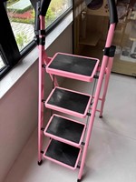 Nouvelle chaise-échelle domestique à 3 marches, pliable, avec main courante