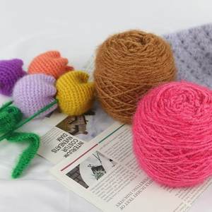 Hilo de Tejer de <span class=keywords><strong>Moda</strong></span> de 150 g con Mezcla de Pelo de Ardilla y Cachemira, Perfecto para Suéteres, Bufandas, Gorros y Más - Product Image 2