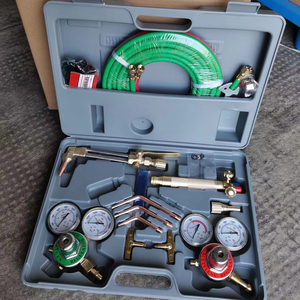Kit de corte y soldadura portátil de <span class=keywords><strong>acetileno</strong></span> de oxígeno tipo americano con estuche de almacenamiento de herramientas de <span class=keywords><strong>soldador</strong></span> - Product Image 1