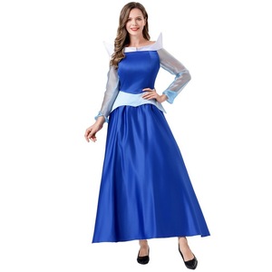Disfraz de Princesa de la Bella Durmiente para Mujer Adulta, Vestido de Cosplay Rosa y Azul con Falda Larga, Traje para Fiesta de Disfraces, Primavera 2025 - Product Image 4
