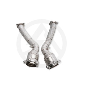 CSZ pour Porsche <span class=keywords><strong>Cayenne</strong></span> <span class=keywords><strong>958</strong></span> <span class=keywords><strong>Turbo</strong></span> <span class=keywords><strong>S</strong></span> 4.8 V8 Échappement à haut débit Sport Cat Downpipes Tuyaux catalysé<span class=keywords><strong>s</strong></span> - Product Image 3