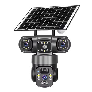 V380 Ngoài Trời Năng Lượng Mặt Trời Powered 4G HD Wifi Tầm Nhìn Ban Đêm Máy Ảnh Tiêu Thụ Điện Năng Thấp Đám Mây Lưu Trữ Dữ Liệu Tùy Chọn Cmos Bán Chạy Nhất - Product Image 1