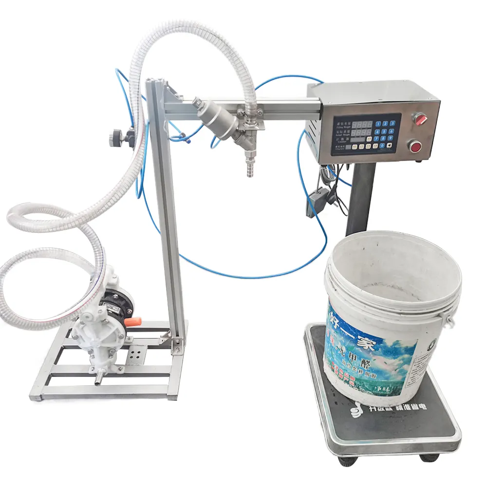 Pompe à diaphragme pneumatique DINGDU YQ-16, Machine de remplissage de liquide pour 1 Gallon de colle à peinture au sirop
