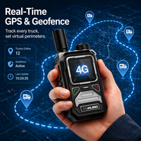 Radio de flotte GPS 4G PoC XUNLIBAO W900 double SIM longue portée, sans frais de plateforme, Type-C à vie pour le transport logistique