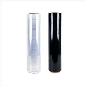Hot Selling Customized Multi-Specification High Transparency Good Tensile PE Black Stretch Film