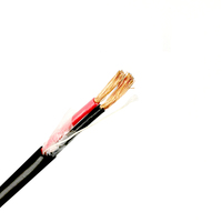 Câble de haut-parleur 1,5 mm, conducteur en cuivre nu/CCA, gaine noire LSZH/PVC, câble de haut-parleur