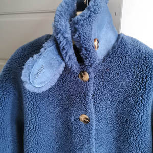 Bambini Shearling Giacca Piccolo Ragazze di Inverno Cappotto di pelle di Pecora Morbida Vera Pelliccia di Pecora Delle Ragazze del Cappotto e Giacche - Product Image 5