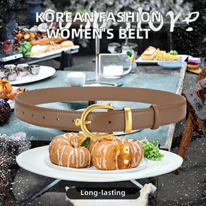Cinturón de mezclilla para mujer estilo vintage coreano, sencillo, versátil, nueva decoración, pantalones de moda para estudiantes, venta al por mayor - Product Image 2