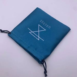 Bolsitas de Satén de Lujo para Joyería con Cordón y Logotipo Personalizado, Bolsas de Regalo de Textil Premium - Product Image 4