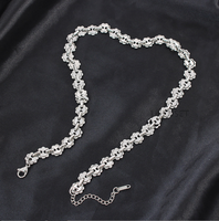 Nouveau Collier Ras-du-Cou Tendance en Acier Inoxydable avec Pendentif Tournesol Unisexe Décoratif sur Chaîne en Corde
