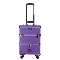 Prix d'usine : Organisateur et étui de transport pour outils capillaires, chariot professionnel de salon, valise de voyage pour coiffeur et maquilleur