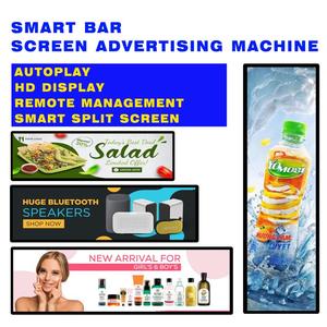 19/21/24/28//29/36/43/48/ Inch <strong>Lcd</strong> Screen Stretched Bar Digital <strong>Shelf</strong> <strong>Display</strong>/<strong>edge</strong> <strong>Display</strong>/wide <strong>Lcd</strong> Panel Sign - Product Image 3