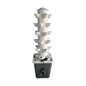 DIY Balcony Vertical Hydroponic Growing System Detachable PP Colonization Cups Home Garden Greenhouse Vertical Tower Planter