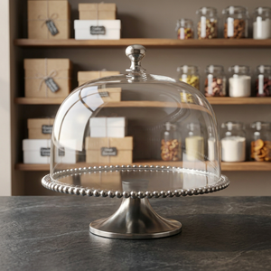 Tendance support à gâteau en métal meilleure qualité métal en laiton aluminium fer gâteau outil de service décor de maison et de cuisine support à gâteau à la mode - Product Image 4