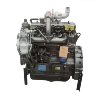 Moteur automobile diesel de fabrication chinoise, démarrage électrique, refroidissement par eau, 4 temps, multicylindres, 150cc, 55kW, émission Euro 2, industriel