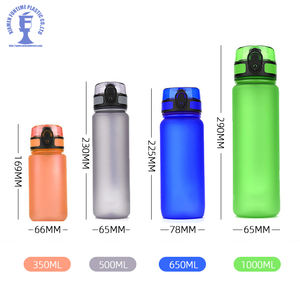 Botella de agua deportiva de plástico con indicador de tiempo, botellas de agua de tritán motivacionales, venta al por mayor - Product Image 6