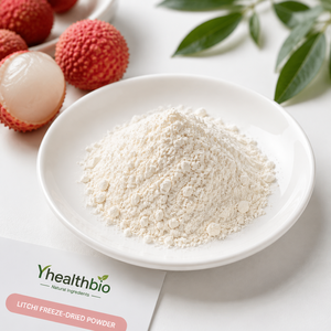 <span class=keywords><strong>Poudre</strong></span> de litchi lyophilisée pure, sans additifs ni remplissants, saveur litchi authentique, approvisionnement en vrac OEM avec documents COA complets - Product Image 1