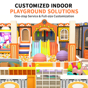 Parque Infantil Comercial Personalizable con Temática de Ciudad Naranja Cálida, con Piscina de Pelotas y Piscina de Arena para FECs - Product Image 4