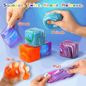 ลูกบอลบีบก้อนสี่เหลี่ยม TPE ของเล่นคลายเครียดสำหรับผู้ใหญ่และเด็ก - Product Image 4