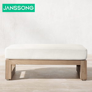 Juego de muebles de exterior de formas clásicas de diseño romano Sofá de madera de teca sostenible de primera calidad moderno - Product Image 6