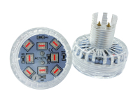 Éclairage LED permanent pour l'extérieur, 45 mm, 110 V, RGB, multicolores automatiques, manèges, lumières pixel, éclairage décoratif pour les parcs d'attractions
