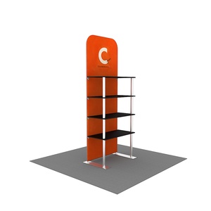 Nhôm Ống tùy chỉnh di động triển lãm Kệ hiển thị đứng quảng cáo thương mại hiển thị hiển thị - Product Image 2